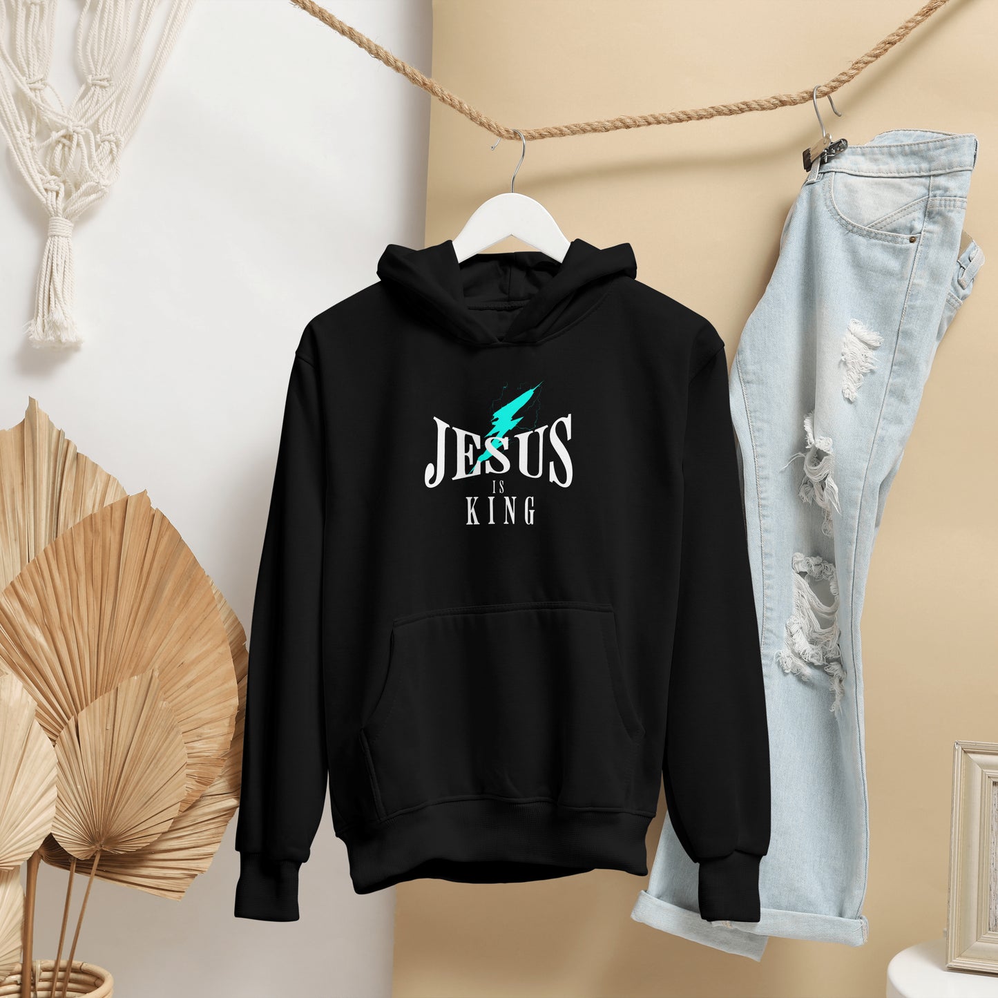 Jesus is King Oversized Hoodie